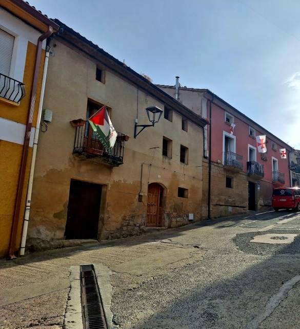 20250920_180454(1)(1).jpg Street in Spanish town with Palestinian flag